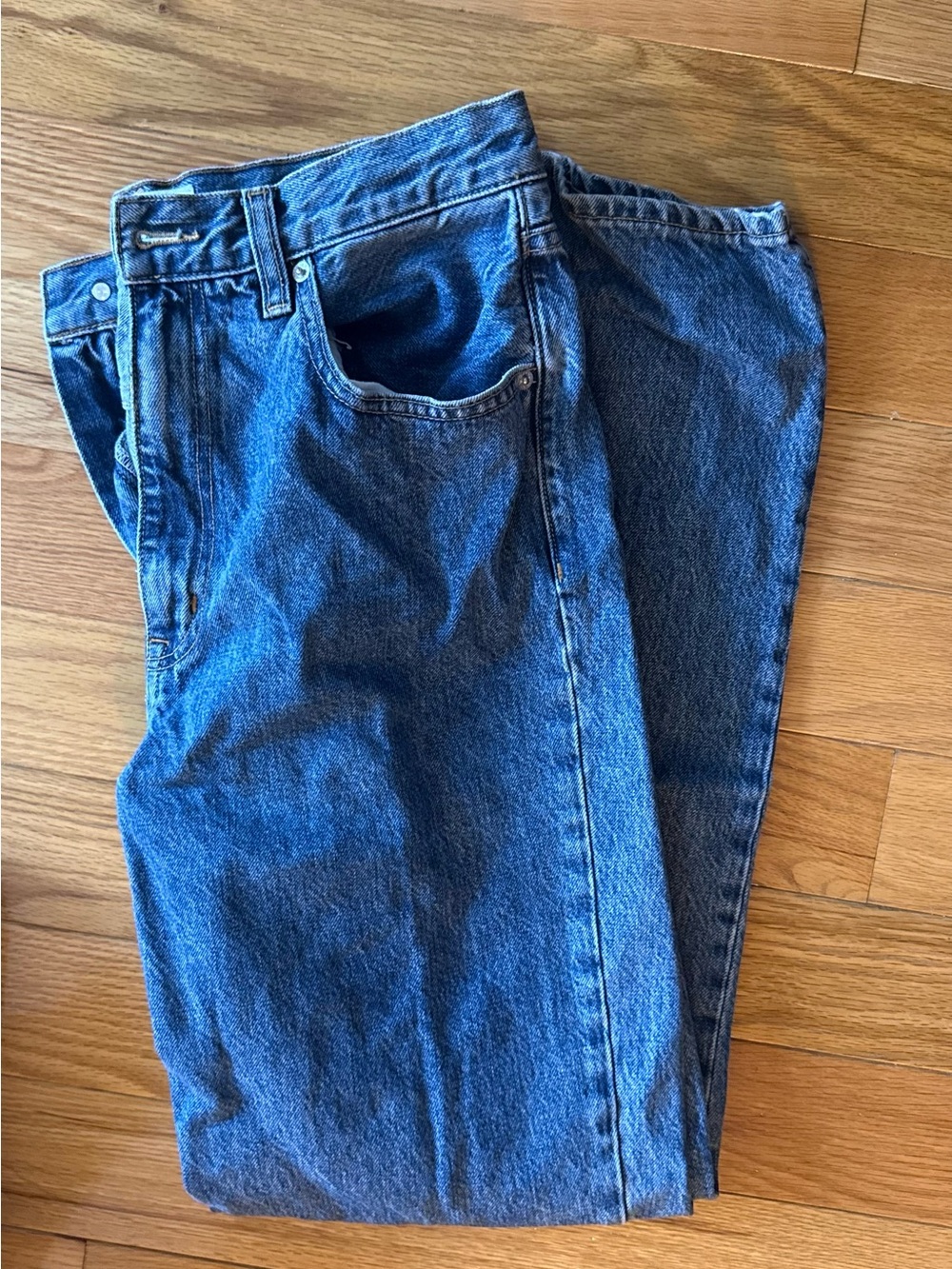 Straight-Leg Women's Denim Jeans in Dark Blue SLVRLAKE